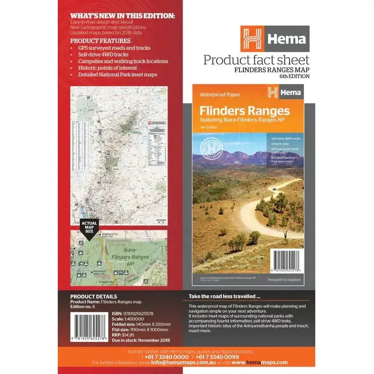 Flinders Ranges Hema Maps - AMD Touring