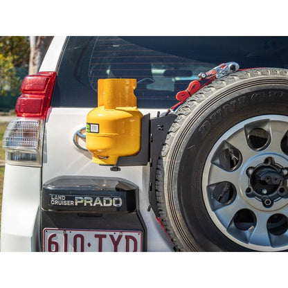 Spare wheel Gas bottle holder - AMD Touring