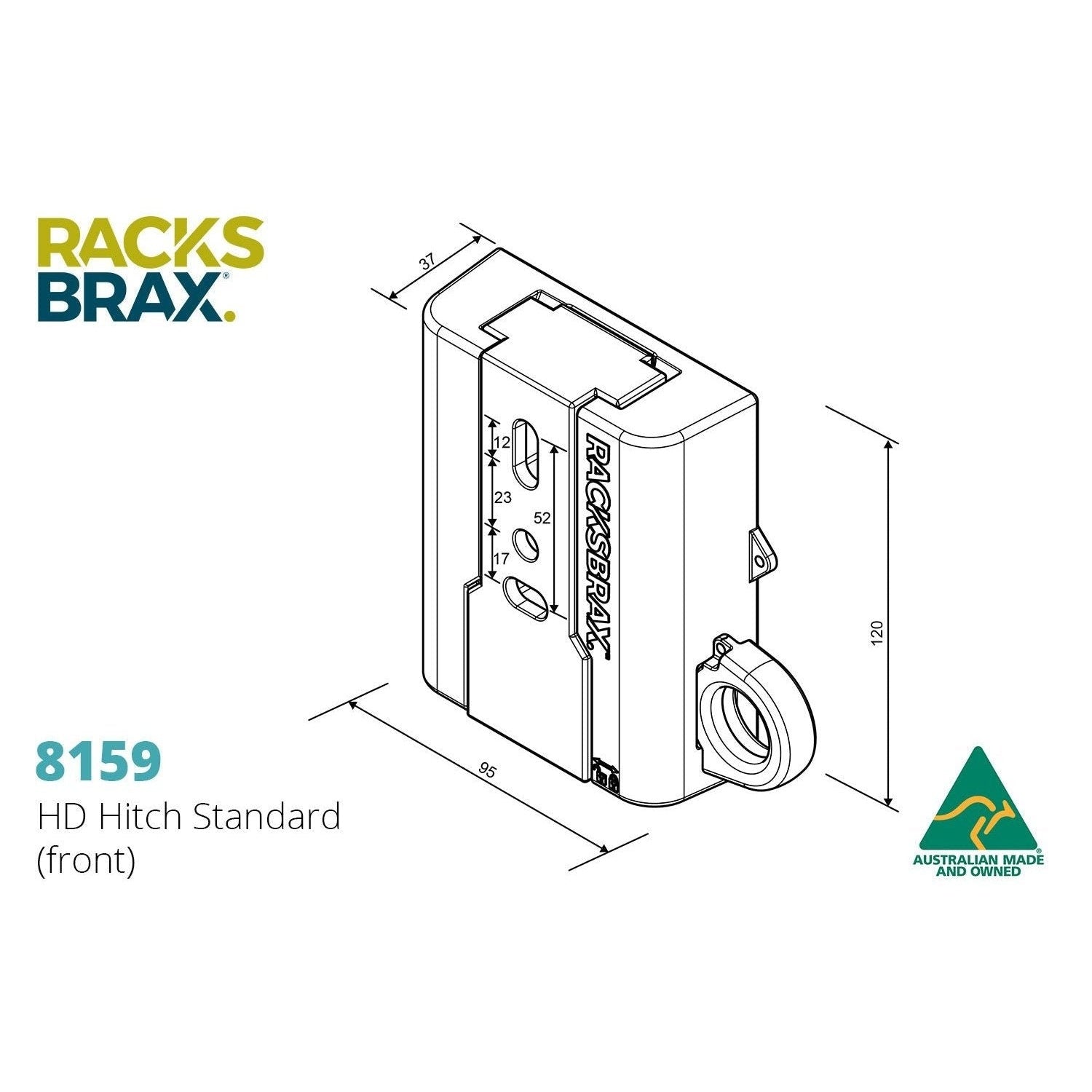 HD Hitch standard -RacksBrax - AMD Touring