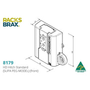 HD Hitch standard -RacksBrax - AMD Touring