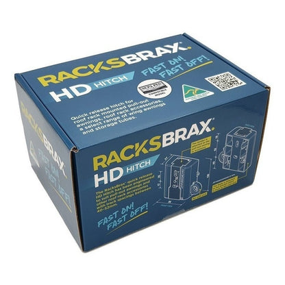 HD Hitch Tradesman lll + supa peg awning -RacksBrax - AMD Touring