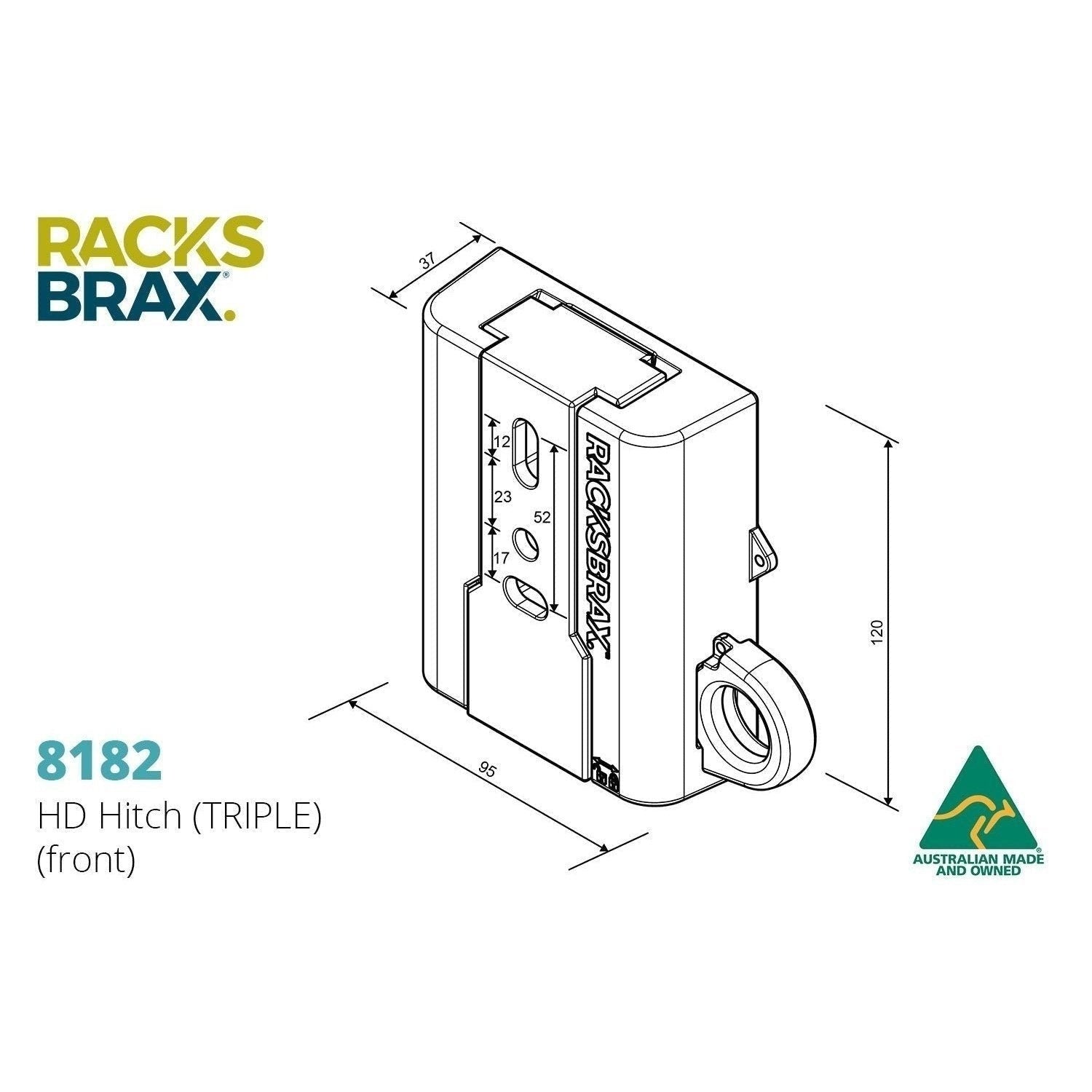 HD Hitch triple + Supa Peg awning -RacksBrax - AMD Touring