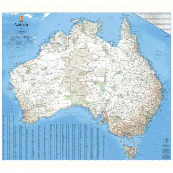 Hema Maps Large Folded Map of Australia | 1000 x 870mm - AMD Touring