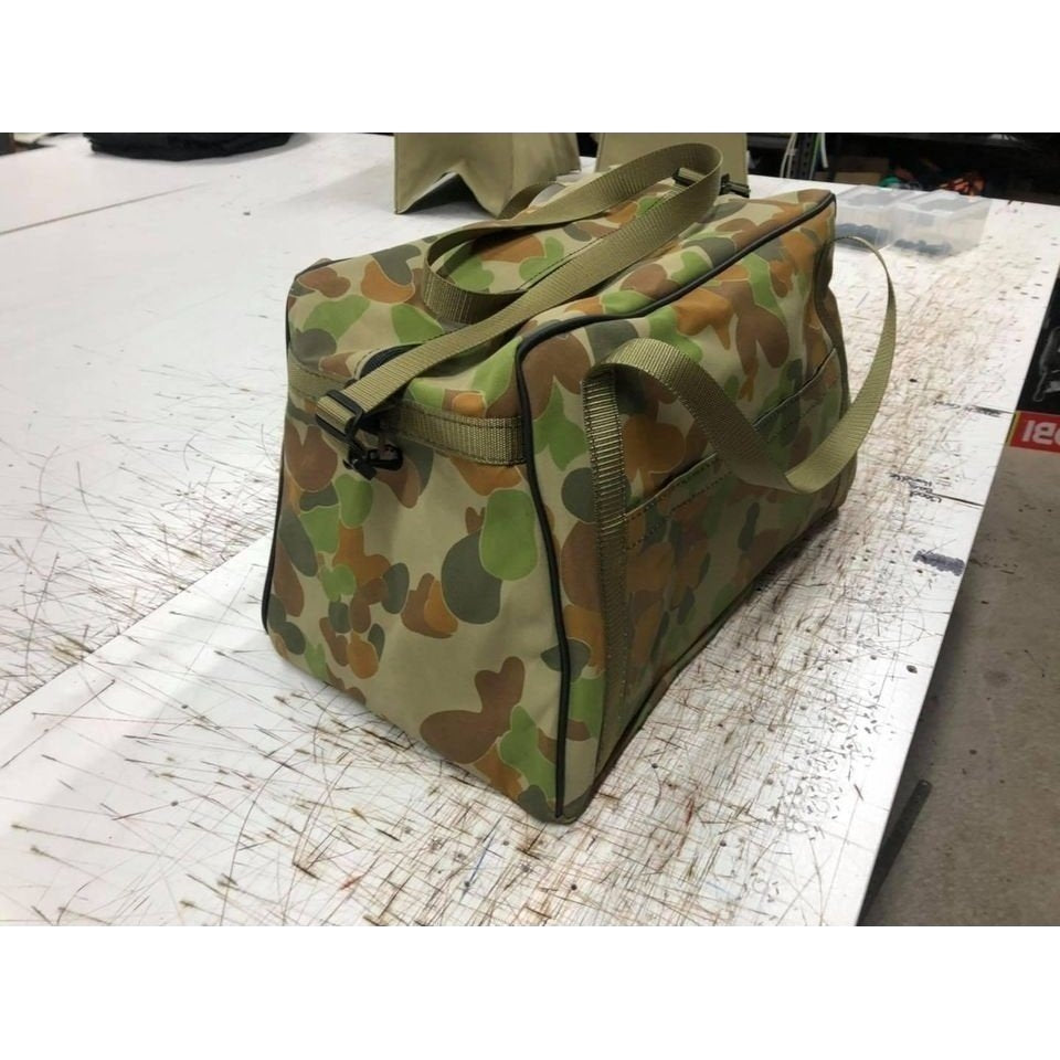 Large Camo Camping Bag Aussie Made