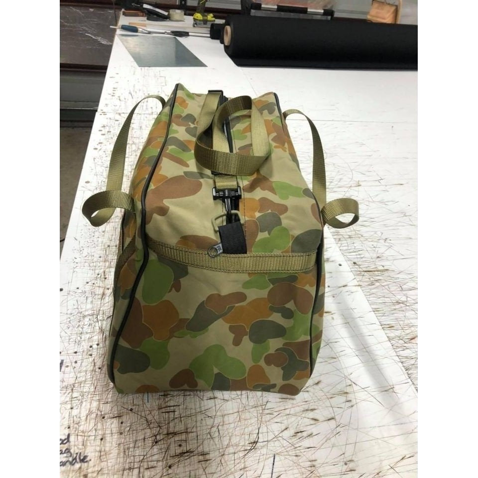 Large Camo Camping Bag Aussie Made