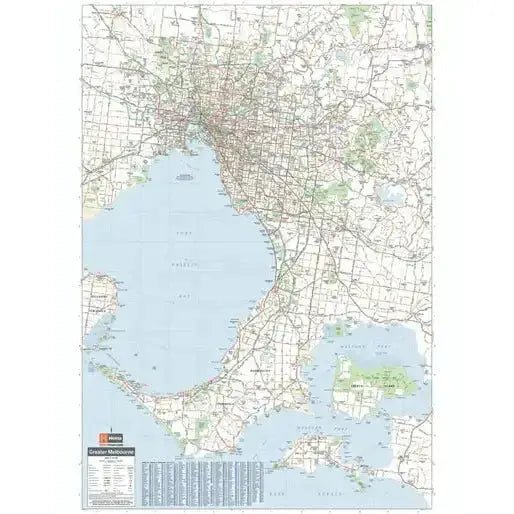 Melbourne And Region | City Map - Hema Maps - AMD Touring