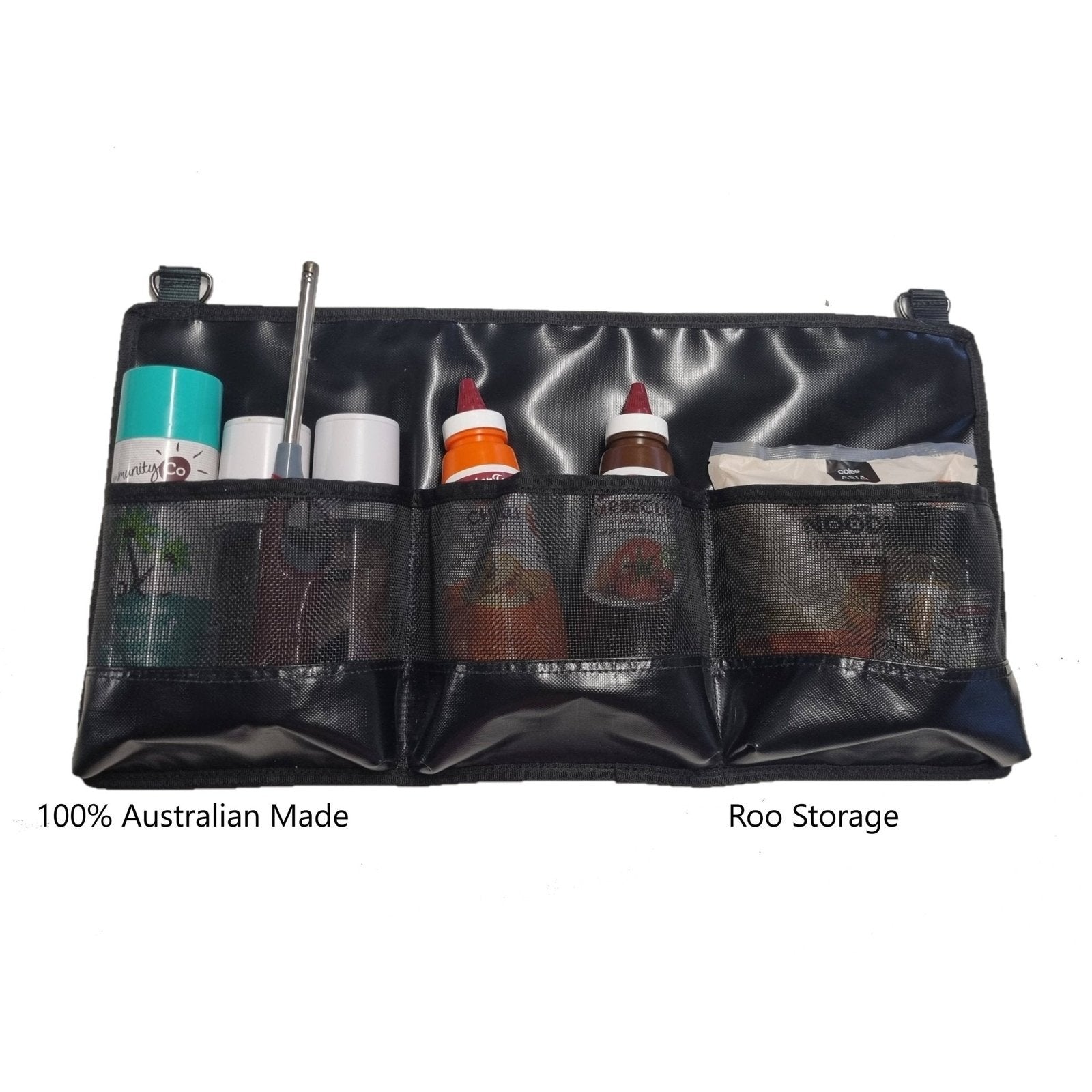 Mesh and PVC 3 pocket Camping and UTE Storage - AMD Touring