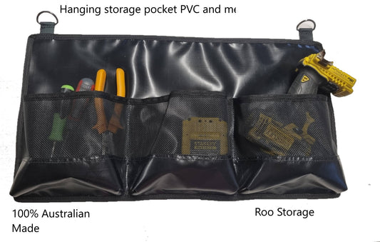 Mesh and PVC 3 pocket Camping and UTE Storage - AMD Touring