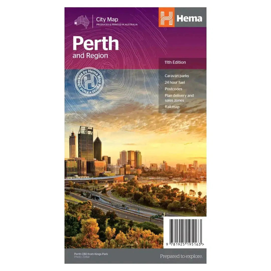 Perth And Region | City Map - Hema Maps – AMD Touring