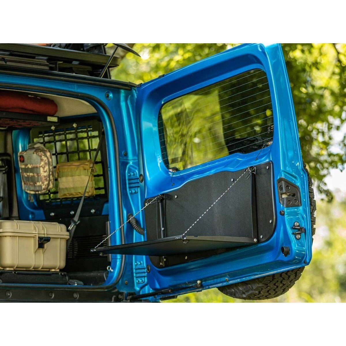 Rear Door Drop Down Table & Door Card to suit Suzuki Jimny JB74 - AMD Touring