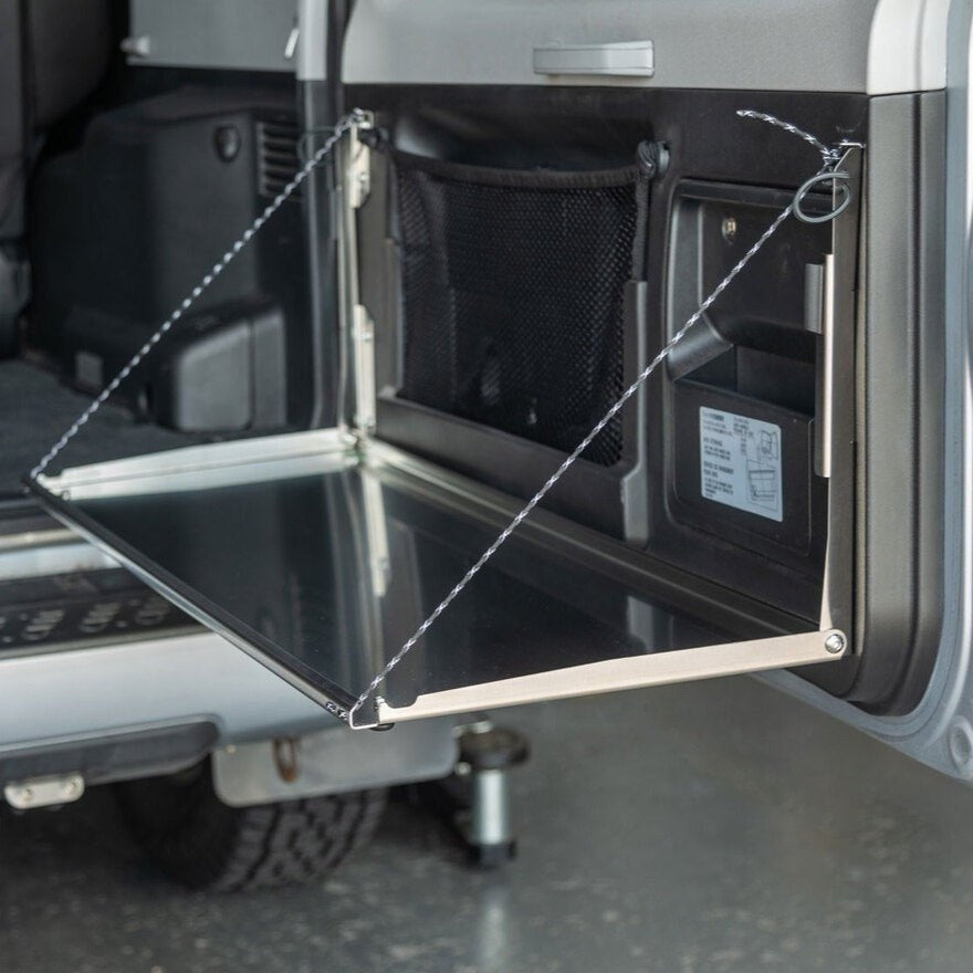 Rear Door Drop Down Table to suit Mitsubishi Pajero Gen 3 NM-NP - AMD Touring