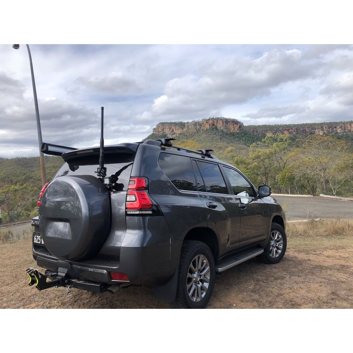 Prado Rear Stacked Rear Aerial Mount suit Toyota Prado 120 & 150 – AMD Touring