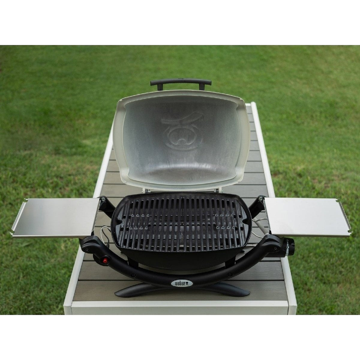 Stainless Steel Side Tables to suit the Weber* Baby Q - AMD Touring