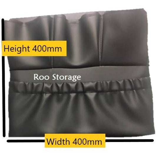 Synthetic Leather Caravan storage pocket, short multi. 400 x 400mm - AMD Touring