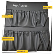 Synthetic Leather Large Double 450 x 500 Caravan Storage Pocket - AMD Touring