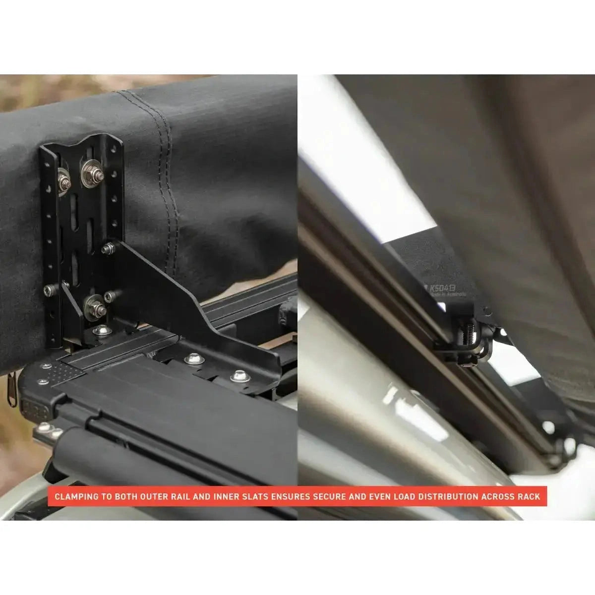 Universal 270 Degree Awning Bracket Set to suit ARB BASE Rack - AMD Touring