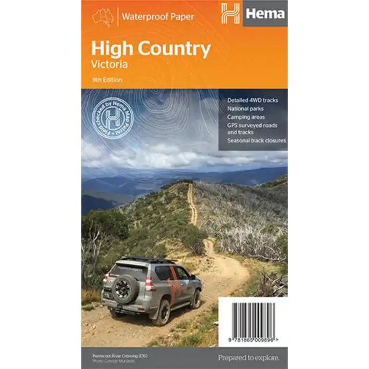 Victorian High Country| Iconic Map - Hema Maps - AMD Touring