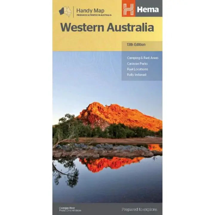 Western Australia Handy Map l Hema Maps - AMD Touring
