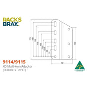XD multi awning adaptor -RacksBrax - AMD Touring